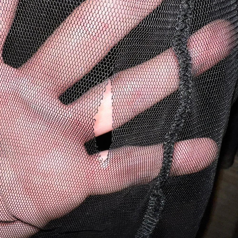 Anthropologie Sheer Tulle Maxi Skirt Sz M - Picture 8 of 8